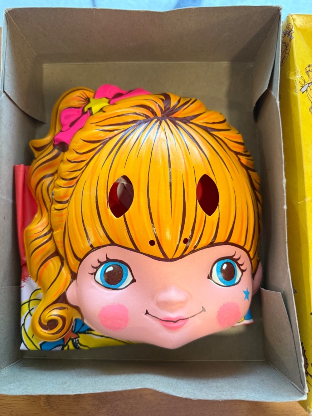 Vintage Rainbow Brite Costume & Mask by Collegeville *SIZE 3-4 YEARS*